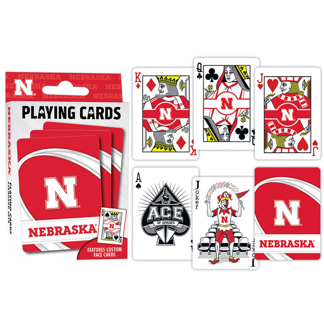 Nebraska Cornhuskers Playing Cards - 54 Card Deck by MasterPieces Puzzle Company INC