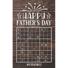 Happy Father's Day - Sudoku: 4 Difficulty Levels: easy - medium - difficult - extreme Father's Day gift idea Pocket sized book 184 logic puzzles Me