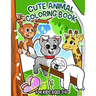 Cute Animal Coloring Book: Coloring Book for Kids Ages 3-8