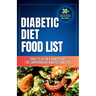 Diabetic Diet Food List: Foods to Eat on a Diabetic Diet (The comprehensive diabetes food list)With 30+ Delicious Days of Low-Carb & Low-Sugar Recipes