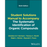 The Systematic Identification of Organic Compounds, Student Solutions Manual