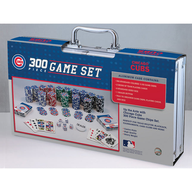 Chicago Cubs 300 Piece Poker Set by MasterPieces Puzzle Company INC