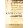 Genesis 37-50: A Handbook on the Hebrew Text