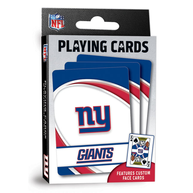 New York Giants Playing Cards - 54 Card Deck by MasterPieces Puzzle Company INC