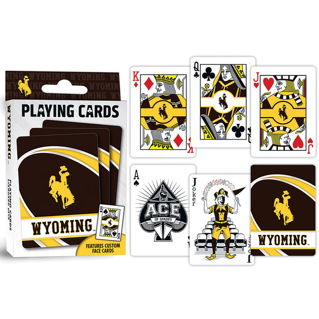 Wyoming Cowboys Playing Cards - 54 Card Deck by MasterPieces Puzzle Company INC