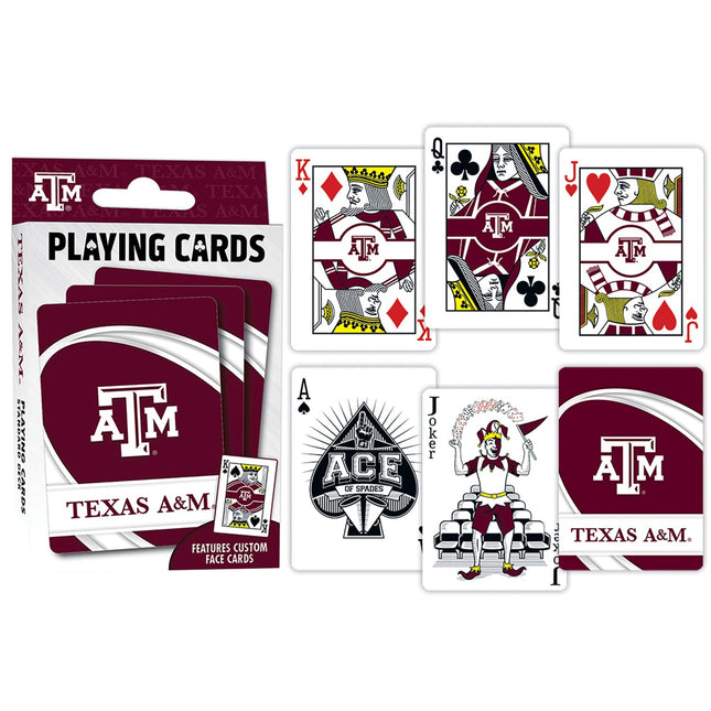 Texas A&M Aggies Playing Cards - 54 Card Deck by MasterPieces Puzzle Company INC