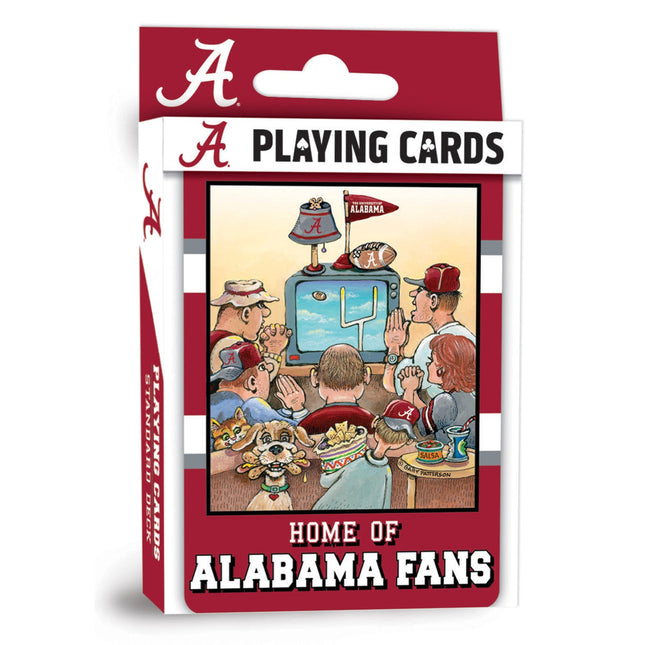 Alabama Crimson Tide Fan Deck Playing Cards - 54 Card Deck by MasterPieces Puzzle Company INC