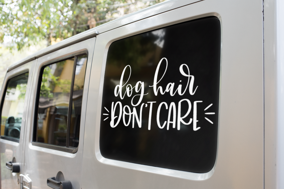 Dog Hair Dont Care Dog Mom Sticker by WinsterCreations™ Official Store