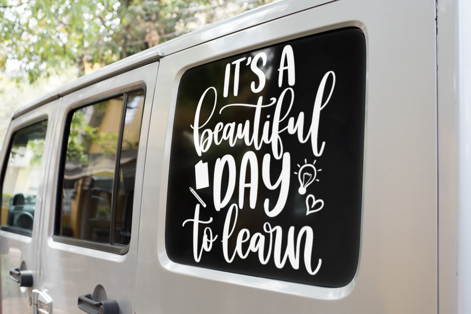 Its A Beautiful Day To Learn Teacher Sticker by WinsterCreations™ Official Store