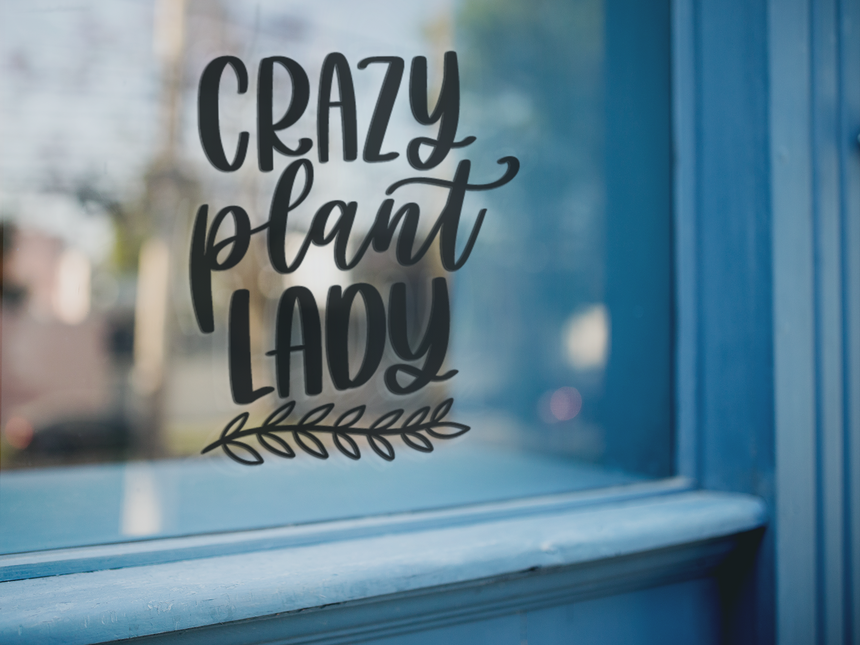 Crazy Plant Lady Plant Mom Sticker by WinsterCreations™ Official Store