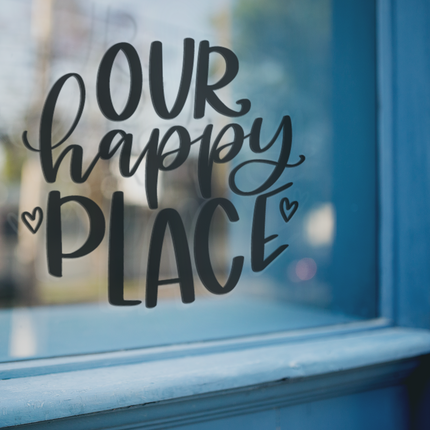 Our Happy Place Family Sticker by WinsterCreations™ Official Store