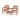 Outdoor Patio Wood 2-Seat Conversation Set with Coffee Table and Umbrella Hole
