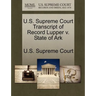 U.S. Supreme Court Transcript of Record Lupper V. State of Ark