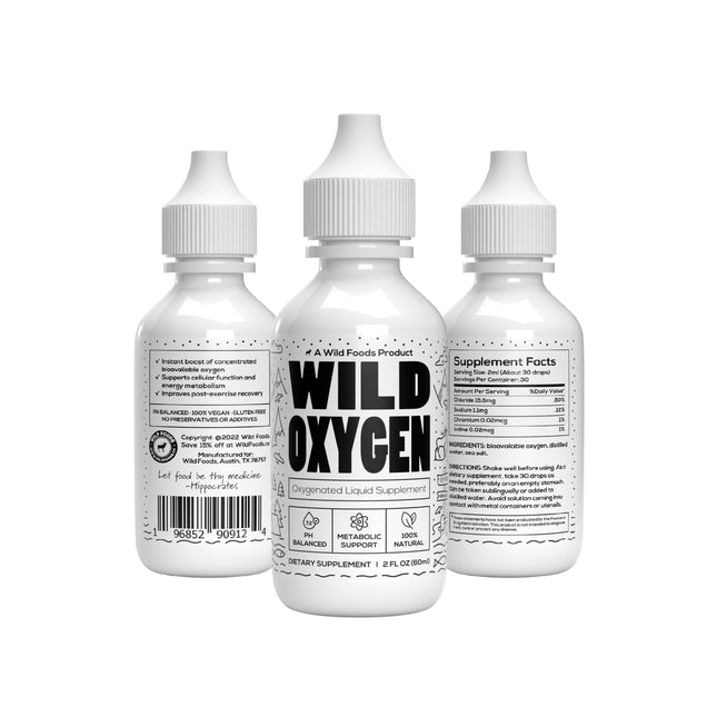 Wild Oxygen - Liquid Mineral Supplement 2oz - case of Six by Wild Foods
