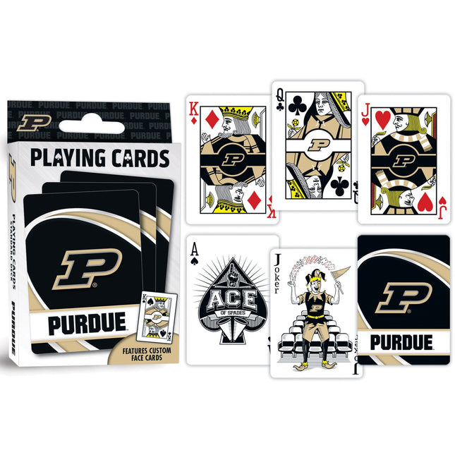 Purdue Boilermakers Playing Cards - 54 Card Deck by MasterPieces Puzzle Company INC
