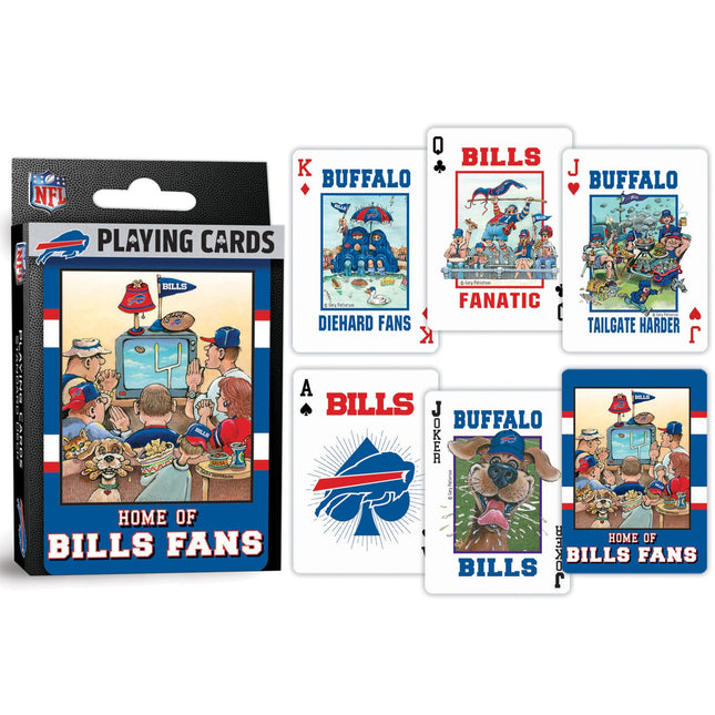 Buffalo Bills Fan Deck Playing Cards - 54 Card Deck by MasterPieces Puzzle Company INC