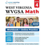 West Virginia General Summative Assessment Test Prep: 4th Grade Math Practice Workbook and Full-length Online Assessments: WVGSA Study Guide