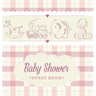 Baby Shower Guest Book for Boy: Retro-themed storybook illustration, Wishes for Baby and Advice for Parents, Personalized with Sign-in and Address Pag
