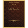 Is This Theosophy?