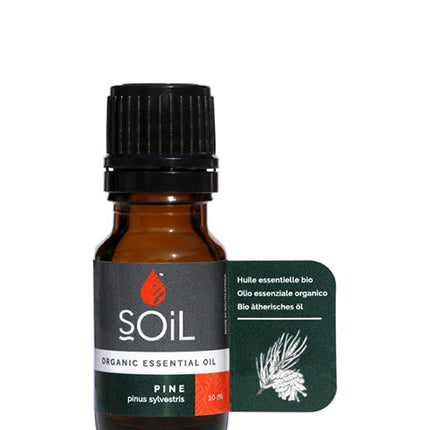 Organic Pine Essential Oil (Pinus Sylvestris) 10ml by SOiL Organic Aromatherapy and Skincare