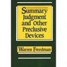 Summary Judgment and Other Preclusive Devices