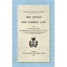 The Genius of the Common Law (1912)