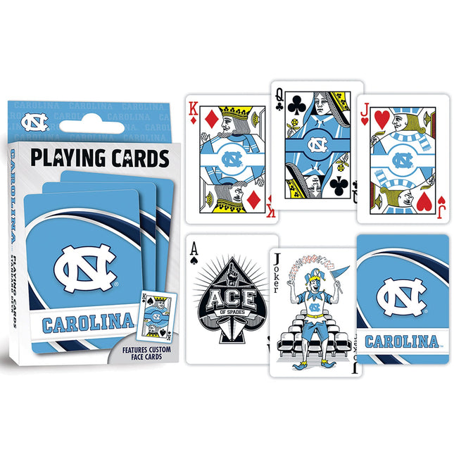 UNC Tar Heels Playing Cards - 54 Card Deck by MasterPieces Puzzle Company INC