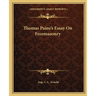 Thomas Paine's Essay On Freemasonry