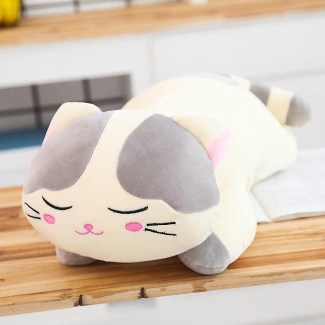Lazy Cat Plush Toy (2 COLORS) by Subtle Asian Treats