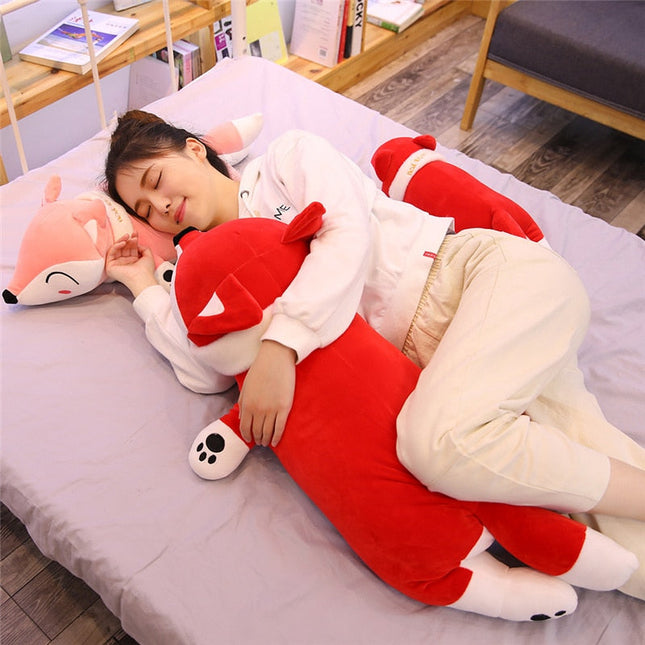 Foxy the Adorable Sleepy Fox (3 COLORS, 5 SIZES) by Subtle Asian Treats