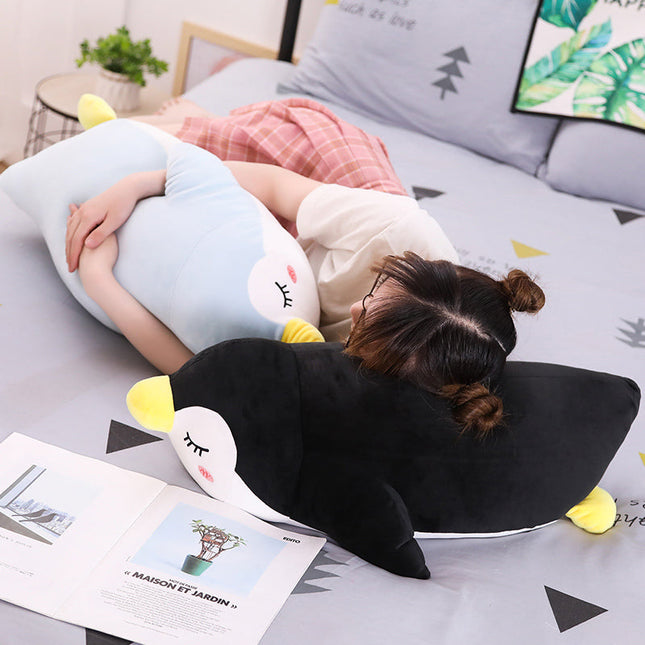 Sleepy Penguin Plush (2 COLORS, 2 SIZES) by Subtle Asian Treats