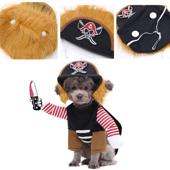 Authentic Pirate Costume for Dogs by Dach Everywhere - Vysn