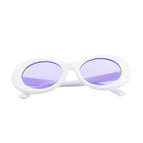 White With Purple Lens