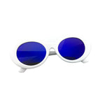 White With Blue Lens