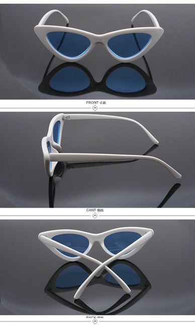 90s Tinted Cat Eyes Shades by White Market