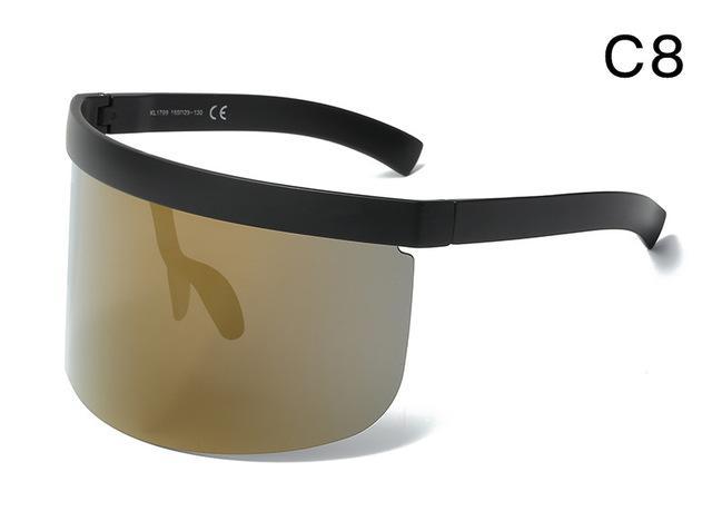 Reflective Visor Sunglasses by White Market