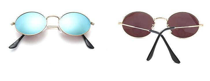 Retro Tinted Oval Shades by White Market