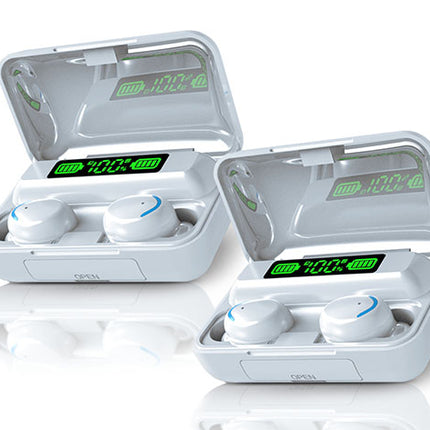 Flux 7 TWS Earbuds w/ Wireless Charging Case & Power Bank - 2-Pack