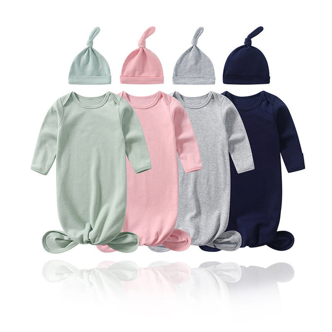 Baby Sleeping Bag Hat Set Spring Summer Baby Sleepwear Anti-Kicker Surprise Jump Swaddling Clothes by MyKids-USA™