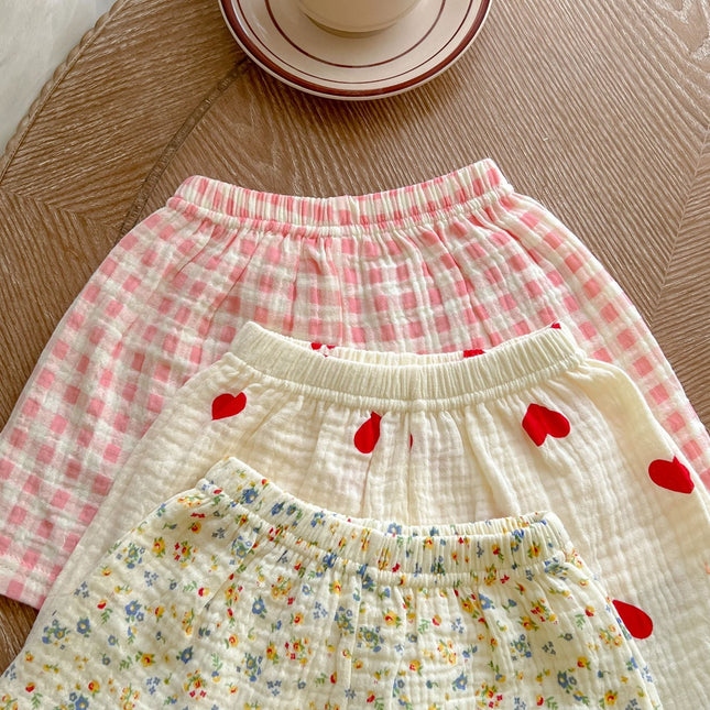 Baby Print Pattern T-Shirt Combo Shorts In Summer Sets by MyKids-USA™
