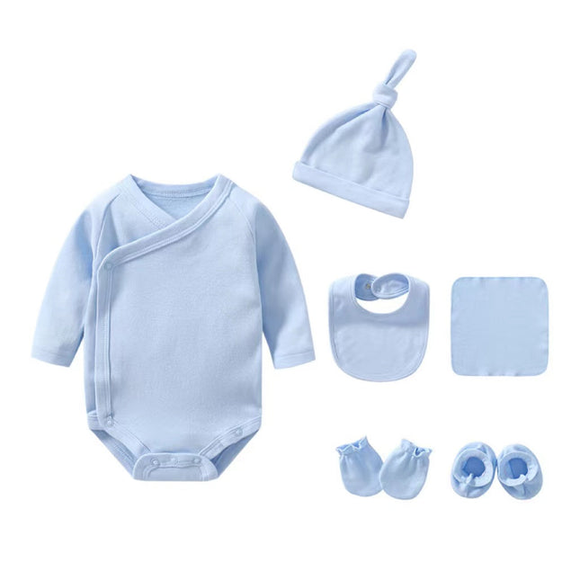 Newborn Solid Color Cotton Bodysuit Thin Style Sets by MyKids-USA™