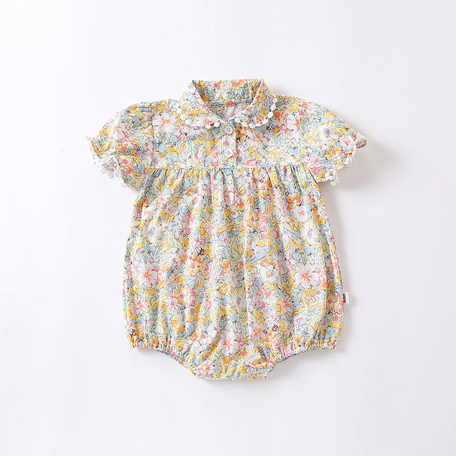 Baby Floral Pattern Fashion Princess Onesie&Sets by MyKids-USA™