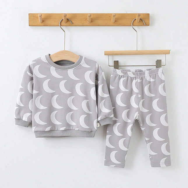 Baby All Over Print Pattern Hoodies Combo Pants Sets by MyKids-USA™