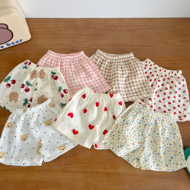 Baby Print Pattern T-Shirt Combo Shorts In Summer Sets by MyKids-USA™