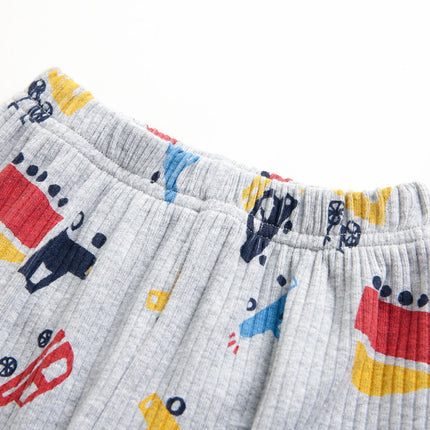 Baby 2pcs Cartoon Graphic Soft Cotton Shirt Combo Pants Sets Tracksuit by MyKids-USA™