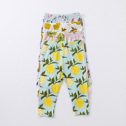 Baby Fruits Or Butterfly Pattern Cotton Tops Combo Pants Sets by MyKids-USA™