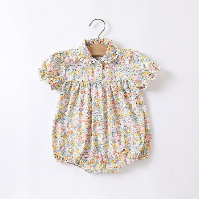 Baby Floral Pattern Fashion Princess Onesie&Sets by MyKids-USA™