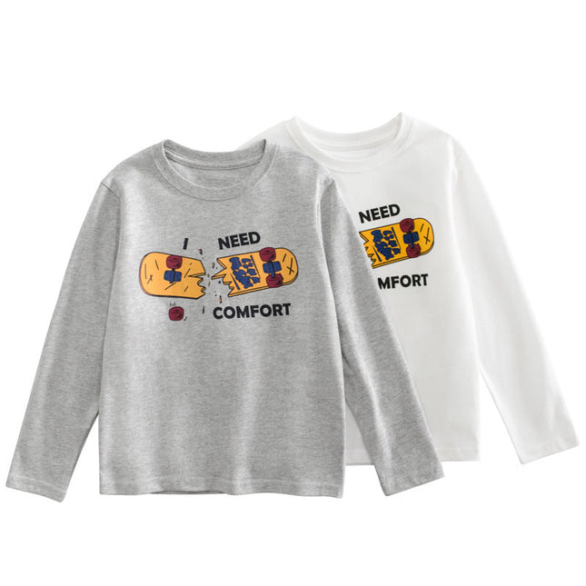 Baby Boy And Girl Print Pattern Autumn New Style Tops by MyKids-USA™