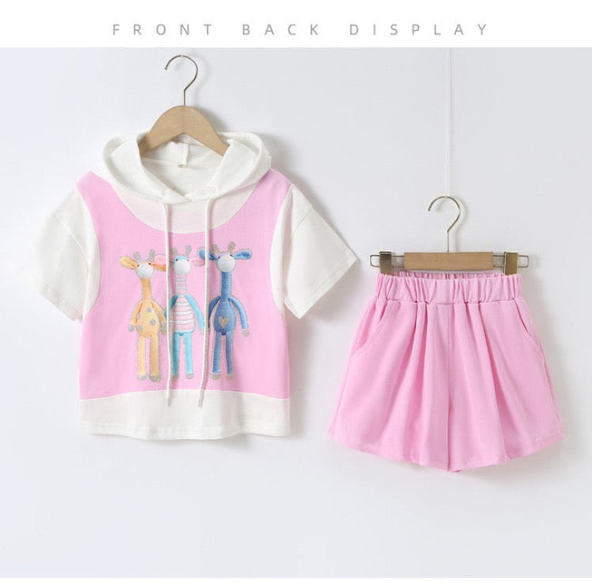 Cute Print Pattern Casual T-Shirt Clothing Sets by MyKids-USA™