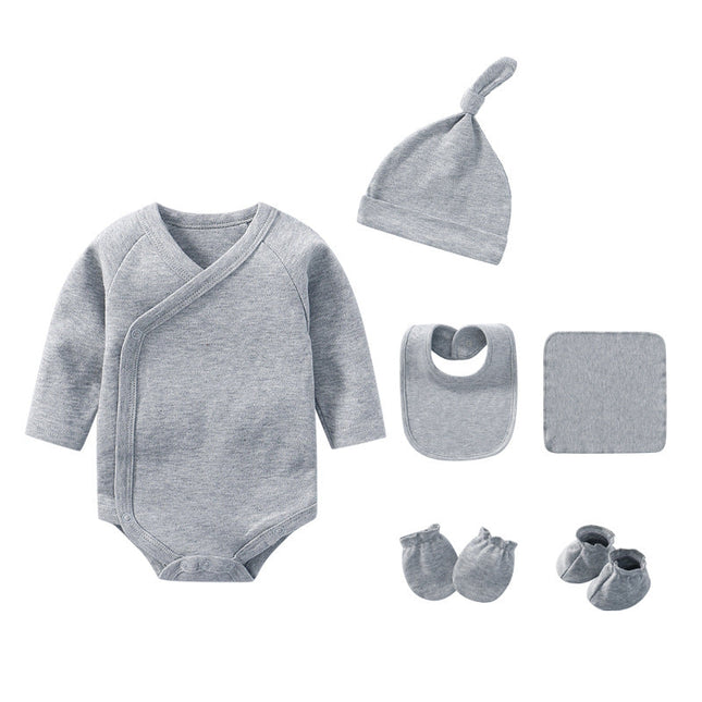 Newborn Solid Color Cotton Bodysuit Thin Style Sets by MyKids-USA™